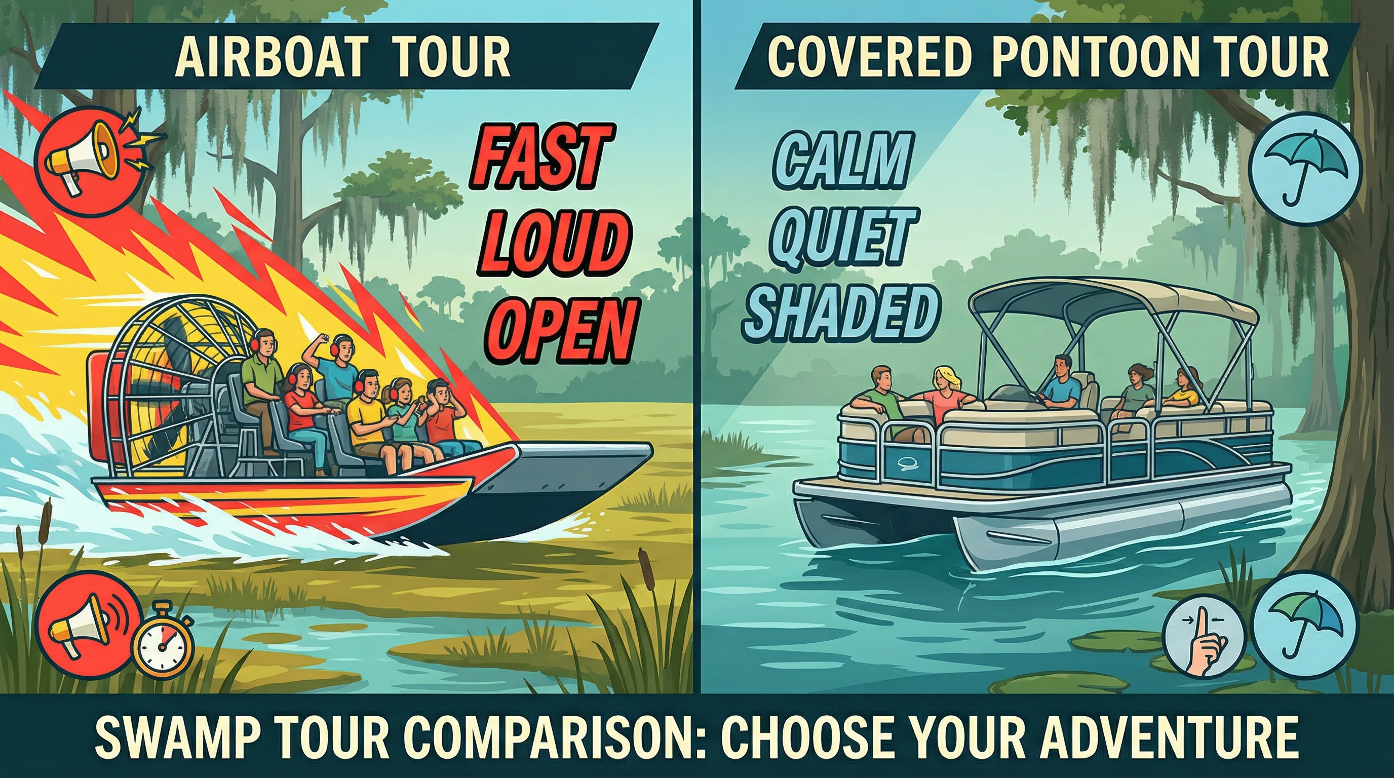 Airboat vs. Pontoon: Which New Orleans Swamp Tour is Best?