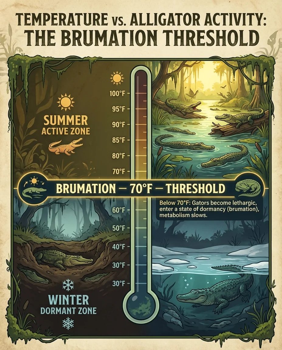 Alligator Brumation: When do Gators Hibernate in Louisiana?